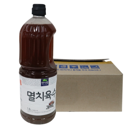 면사랑 밑국물 멸치육수 1.8L (6개)_이미지