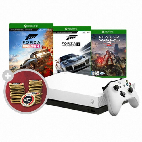 Microsoft XBOX One X 1TB 게임 번들 (포르자+헤일로 워즈2 번들)