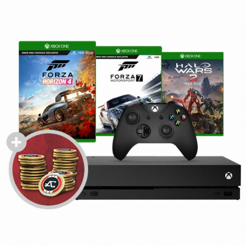 XBOX One X 1TB 게임 번들 포르자+헤일로 워즈2 번들_이미지