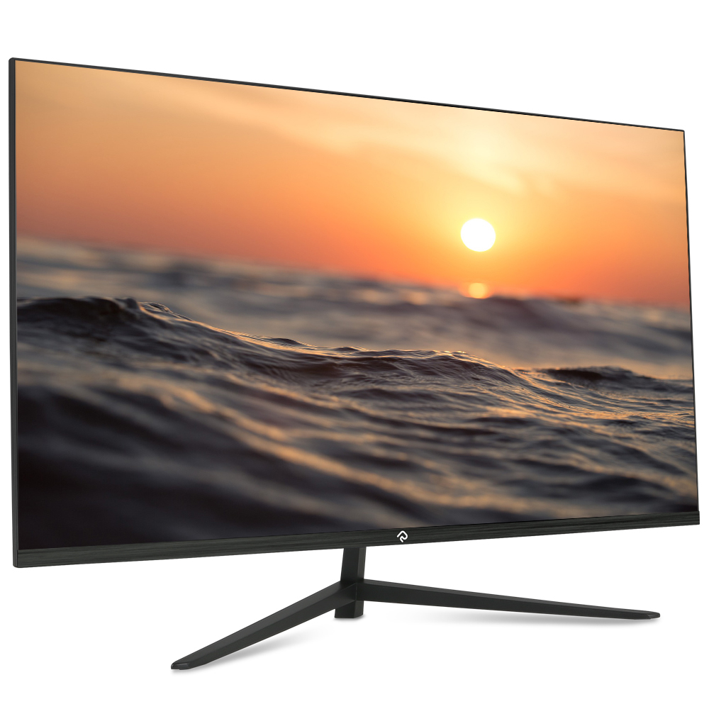 래안텍 EdgeArt F3275KB 블랙 FHD 베젤리스 100 오피스