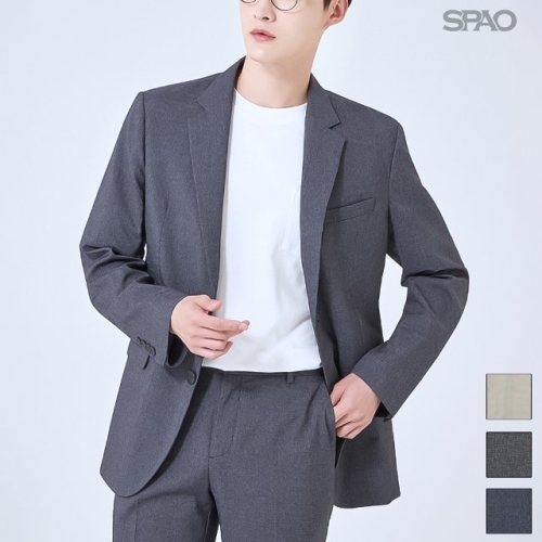 이랜드 스파오 쿨비즈 워셔블 셋업 자켓_SPJKA25M14-T