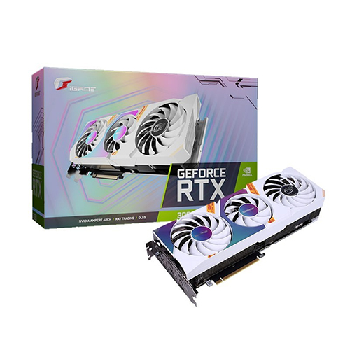 COLORFUL iGame 지포스 RTX 3070 Ti Ultra OC D6X 8GB White