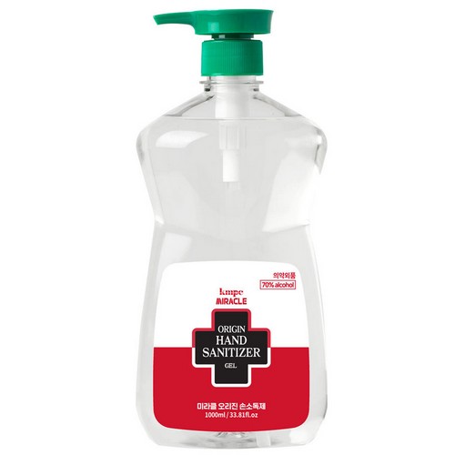 한국미라클피플사 미라클 오리진 손소독제 1000ml (10개)_이미지
