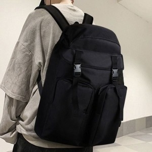 W8FCA33 빅포켓 포인트 넉넉한 백팩 배낭여행가방 블랙 책가방 남자대학생백팩 여행용백팩 가벼운백팩 여 복수할인