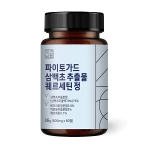 자연바름 파이토 가드 삼백초 추출물 퀘르세틴정 60정 (1개)