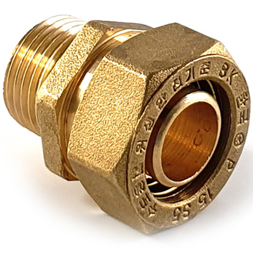 HJS 엑셀 숫나사 밸브 소켓 15A