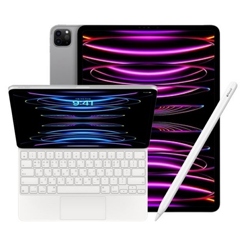 APPLE 2022 iPad Pro 12.9 Cellular 6세대+애플펜슬 2세대,매직키보드 (1TB)_이미지