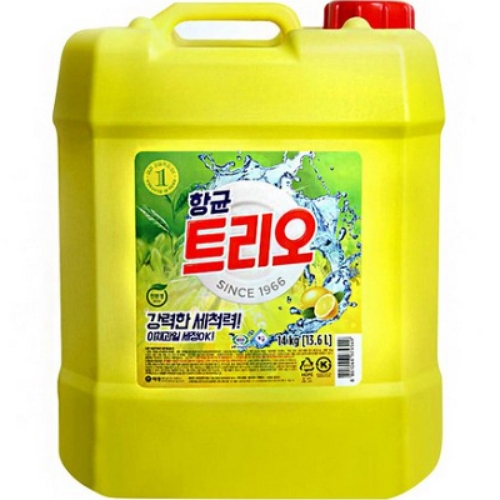 애경 트리오 항균 주방세제 14kg (13.6L) (5개)