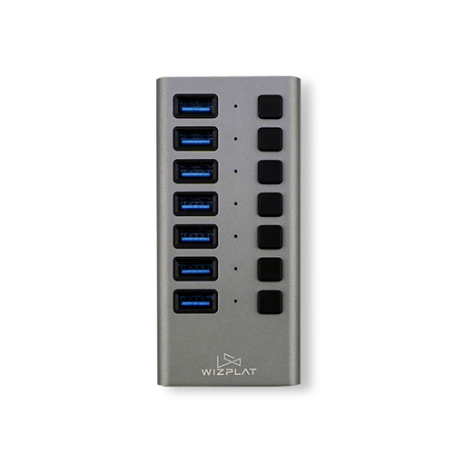 위즈플랫 WIZ-H72S (7포트/USB 3.0)_이미지
