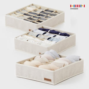한샘 3개 샘베딩 속옷정리함 7칸+15칸+24칸 (1세트)_이미지