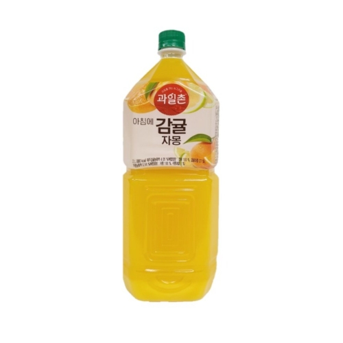 해태음료 과일촌 아침에 감귤자몽 2L (3개)_이미지
