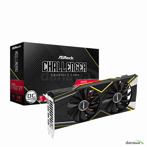 ASRock 라데온 RX 5700 XT CHALLENGER D OC D6 8GB 에즈윈