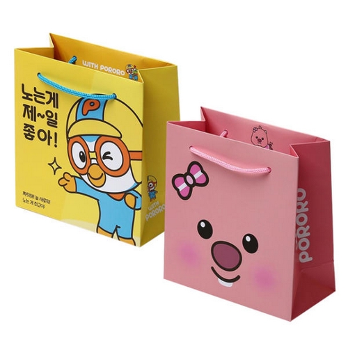 영프라자 위드 뽀로로 쪼꼬미 쇼핑백 (10개)_이미지