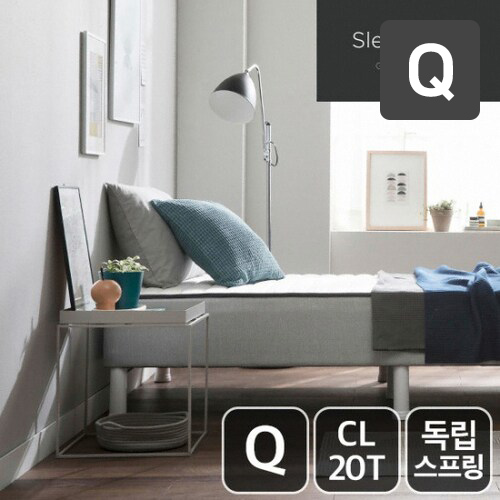 도담 슬립웰 코지 일체형 침대 Q (20T독립스프링)_이미지