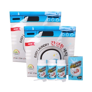 두꺼비 운동화크리너 360g 4개 + 계량스푼 2개 + 비닐세탁기 2개