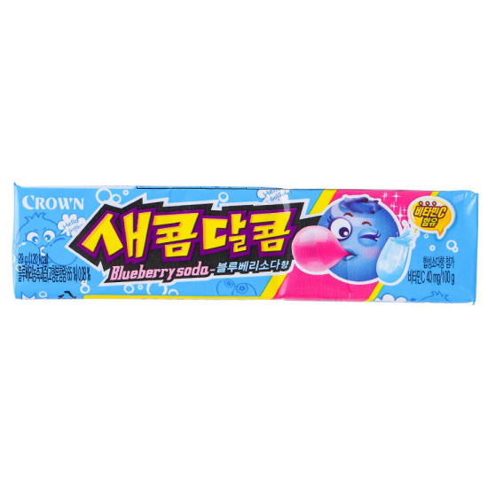 크라운제과 새콤달콤 블루베리소다 29g이미지입니다. 누르면 해당 게시물로 새창이동합니다.