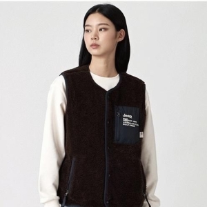 JEEP 남여공용 뽀글이 퀼팅 누빔 리버시블 양면 양털조끼12_JN4JPU60212SG