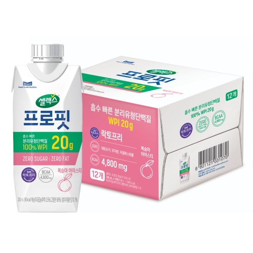 매일유업 셀렉스 프로핏 웨이 프로틴 복숭아 330ml이미지입니다. 누르면 해당 게시물로 새창이동합니다.