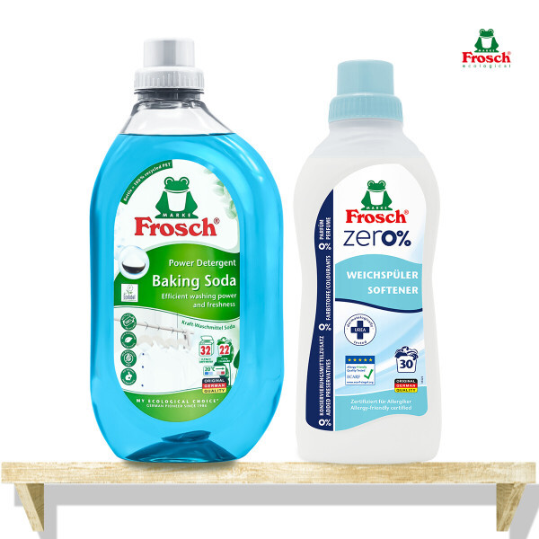 베이킹소다 액상 세탁세제 1.5L + 제로 섬유유연제 750ml