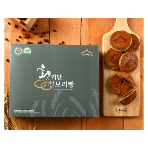 신라명과 황리단 찰보리빵 20개입 세트 600g (1개)