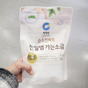 청정원 천일염 가는 소금 500g