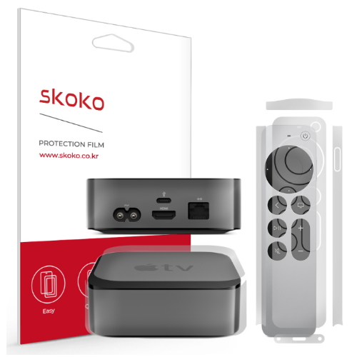 스코코 애플TV HD 무광 전신 외부보호필름_이미지