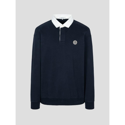 빈폴 솔리드 럭비 티셔츠 네이비_BC4841C03R