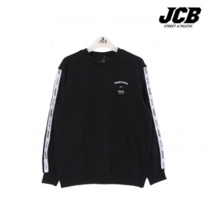 제이씨비 소매 테잎장식 앞 주머니 맨투맨 JBK8P174G_SB