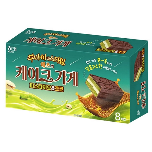 해태제과 예쓰의 케이크가게 피스타치오 초코 280g (1개)_이미지