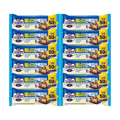 롯데제과 이지프로틴 에너지 단백질바 40g (12개)_이미지