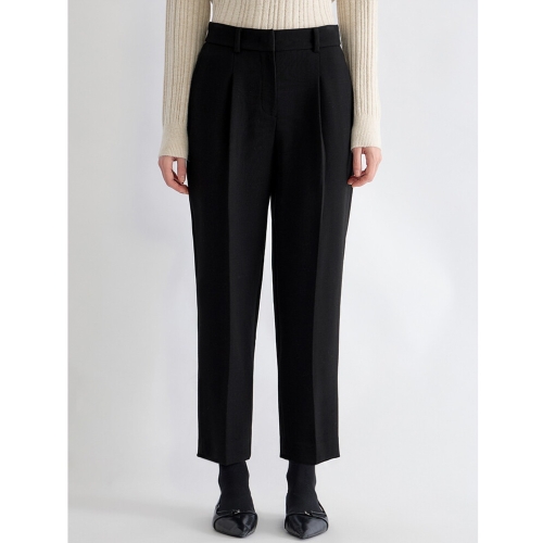 백 밴딩 원턱 슬림 팬츠 SWWSLO42120