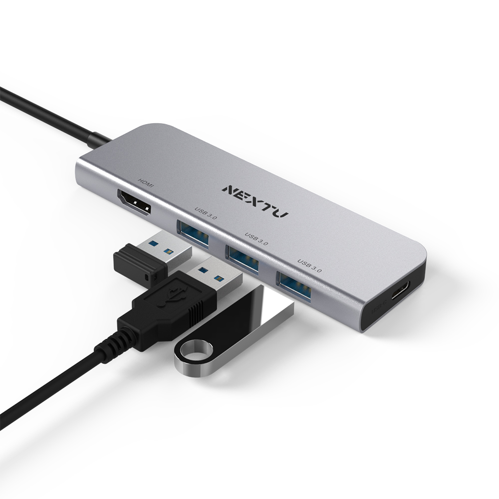 이지넷유비쿼터스 NEXTU NEXT-2274TCH-4K (5포트/USB 3.0 Type C)_이미지