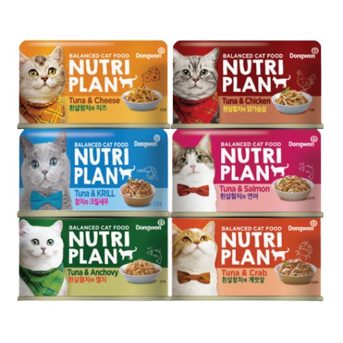 뉴트리플랜 캣 콤보 캔 160g (12개)_이미지