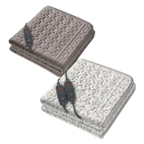 보이로 슈퍼 소프트 코지 스티플그레이 + 라이트 그레이 전기요 (싱글 + 더블)