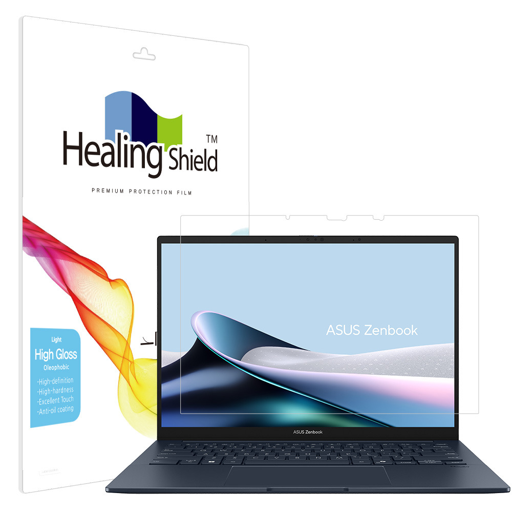 폰트리 힐링쉴드 ASUS 젠북 14 OLED UX3405CA 올레포빅 Light 액정보호필름_이미지