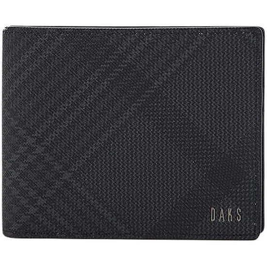 닥스 EDINBURGH PVC 체크 가죽 반지갑 DBWA1E093BK