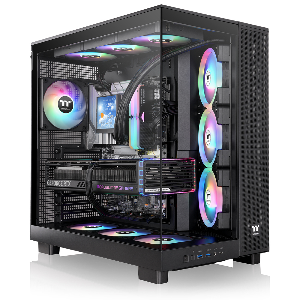 써멀테이크 View 380 XL TG ARGB (블랙)