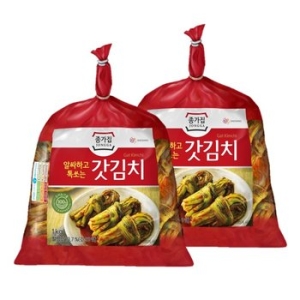 종가 갓김치 1kg (2개)_이미지