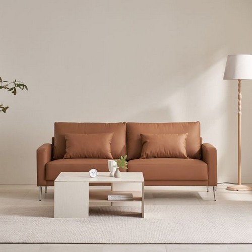 케이하우스홀드 모튼 가죽 소파 3인용_이미지