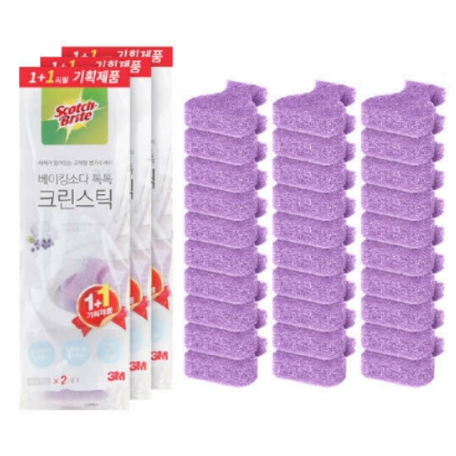 스카치브라이트 베이킹소다 톡톡 크린스틱 리필 (30개)_이미지