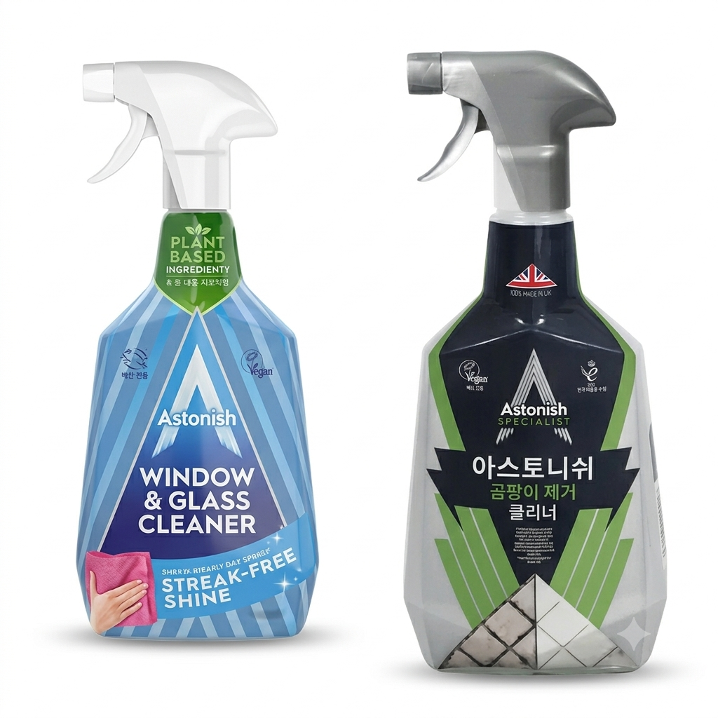 아스토니쉬  만능클리너 제로 750ml + 윈도우 클리너 750ml