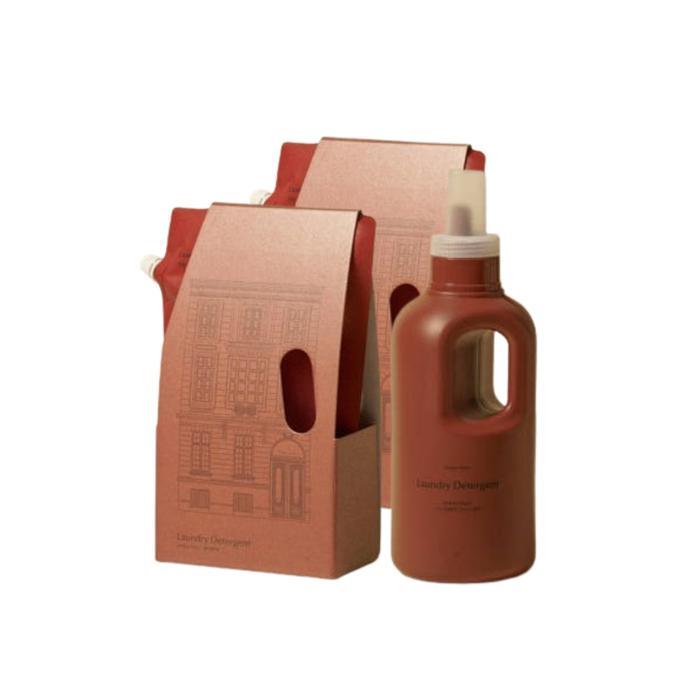 마켓올슨 고농축 세탁세제 앰버플로럴향 1L +리필 1L