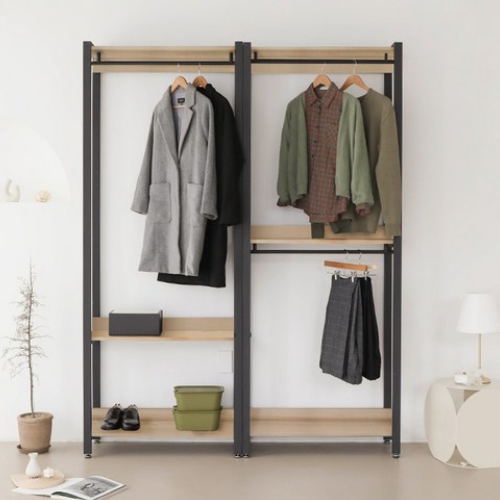 홈앤픽 퍼리든 큐브 드레스룸 시스템 행거 1600