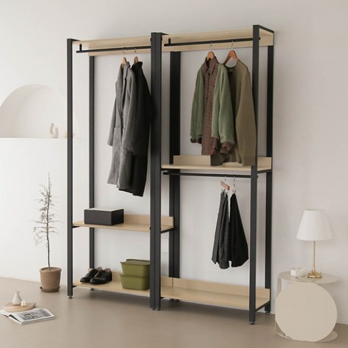 홈앤픽 퍼리든 큐브 드레스룸 시스템 행거 1600_이미지