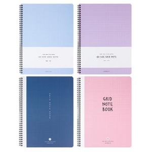 쓰임엔끌림 A4 그리드노트 1mm