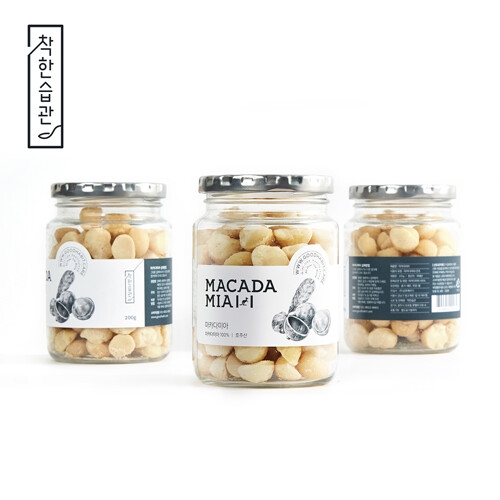 착한습관 마카다미아 200g (3개)_이미지