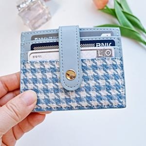 민트 하운드 슬림 미니 똑딱이 카드지갑