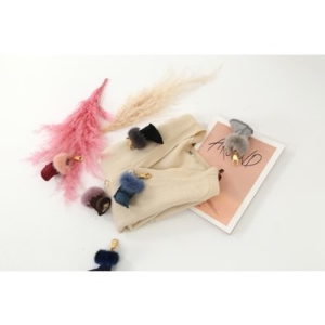 더히 어그 밍크 키링