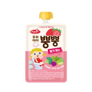 베베스트 우리아이 뿡뿡 딸기 채소 70ml