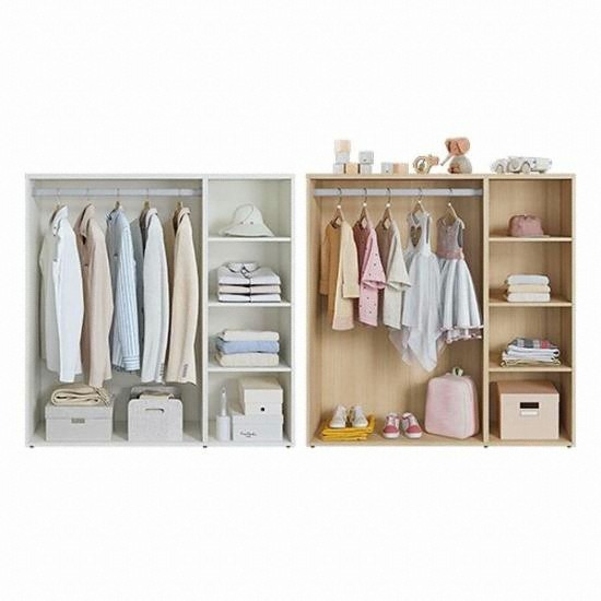 한샘 더블유 행거형 낮은 드레스룸 1200